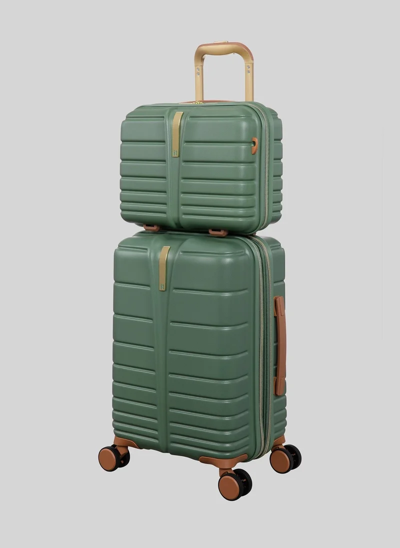 Matalan IT Luggage Green Fascinate Hardshell Suitcase